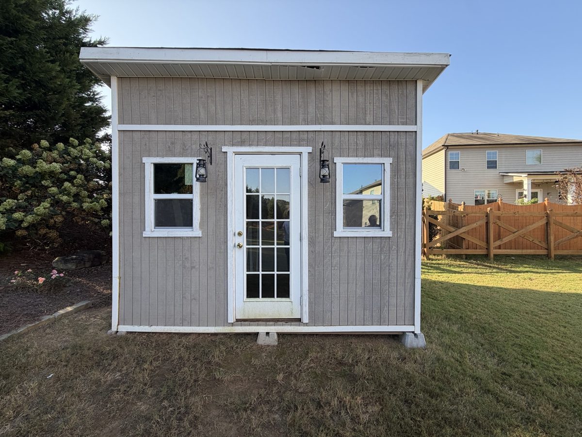 Exterior Shed Work